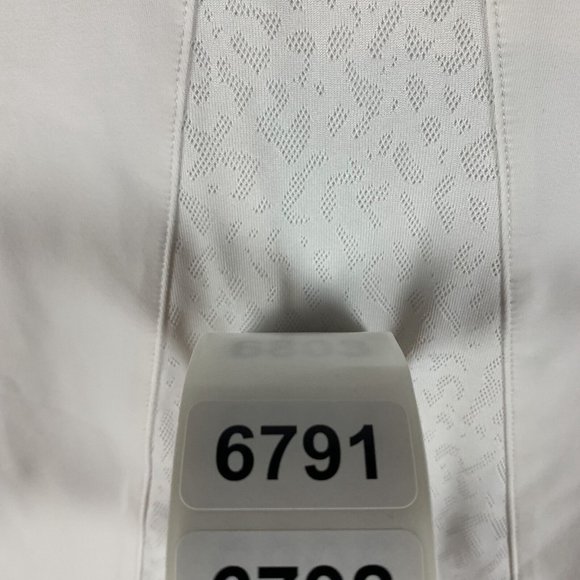 Prince Top Women's XL White Polyester Stretch Mesh Back High-Neck Tank 6791 - Picture 8 of 8